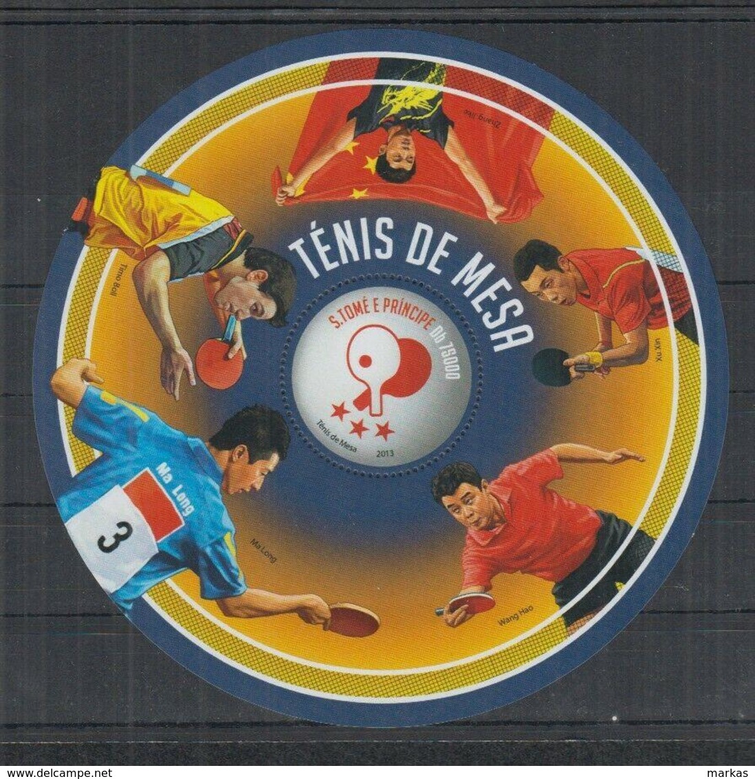 F744. S.Tome E Principe - MNH - 2013 - Sport - Table Tennis - Bl - Other & Unclassified