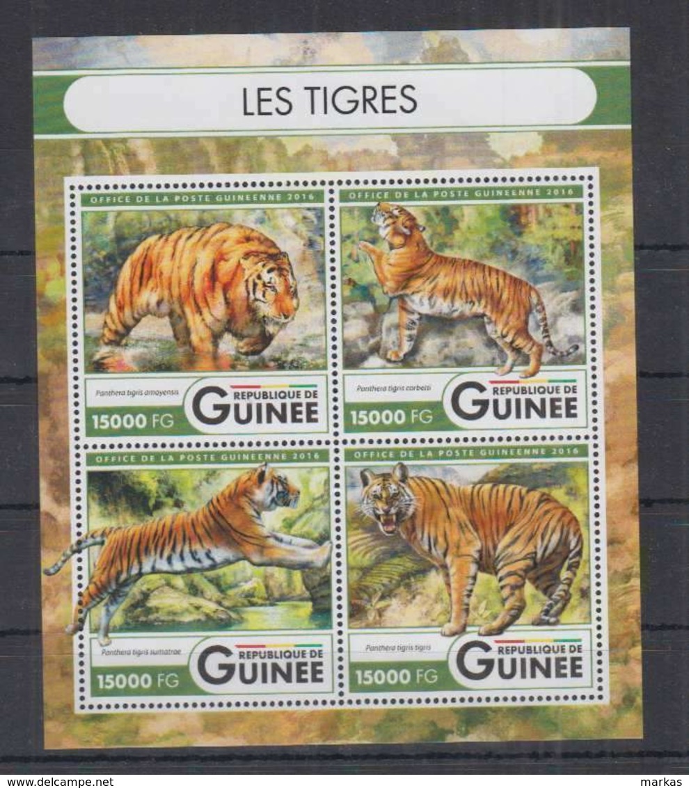 N744. Guinee - MNH - 2016 - Nature - Fauna - Wild Animals - Tigers - Other & Unclassified
