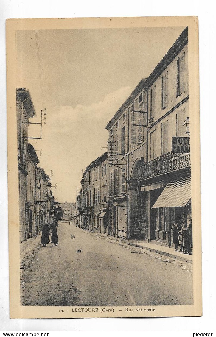 32 - LECTOURE ( Gers ) - Rue Nationle - Lectoure