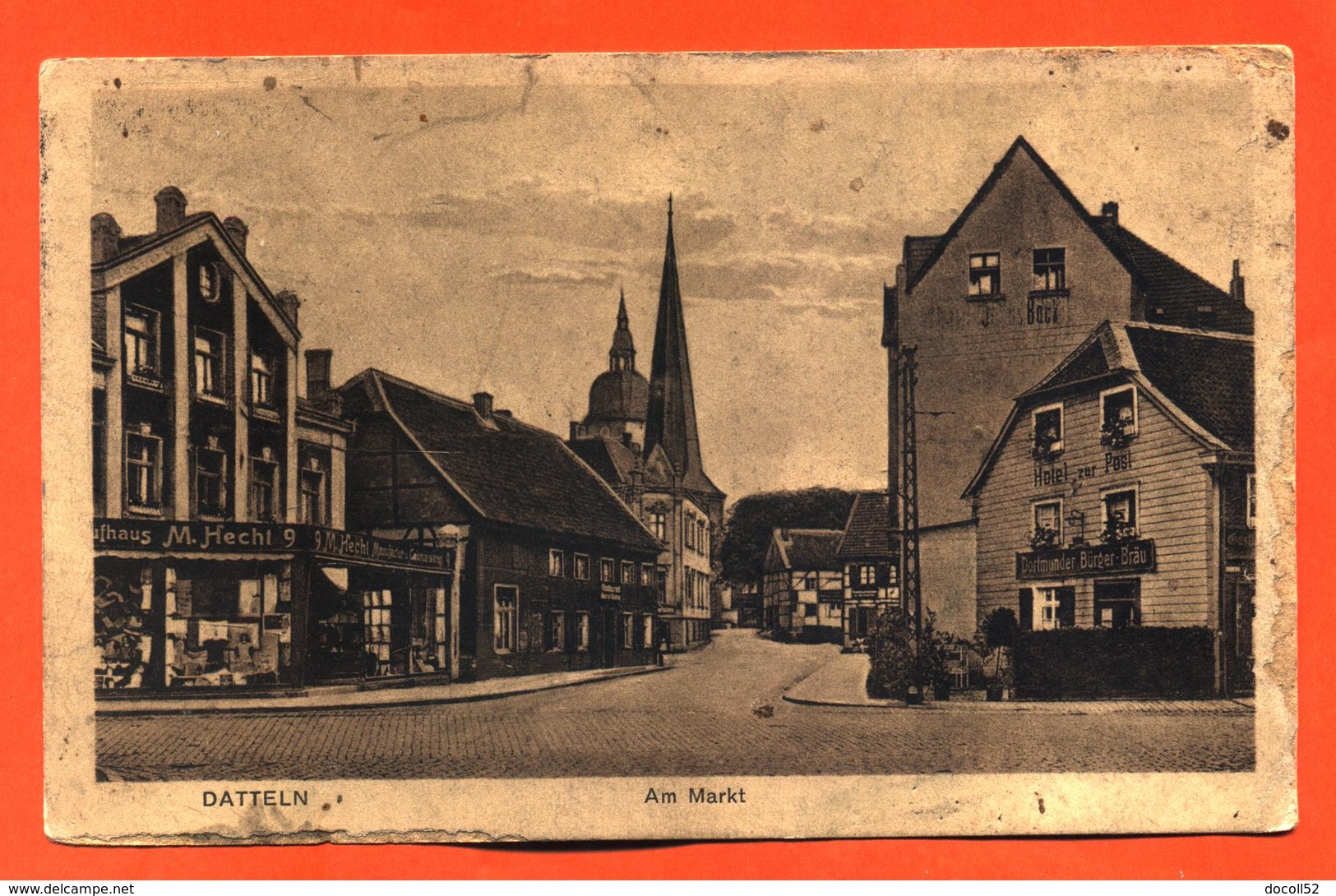 CPA Datteln " Am Markt " - Datteln