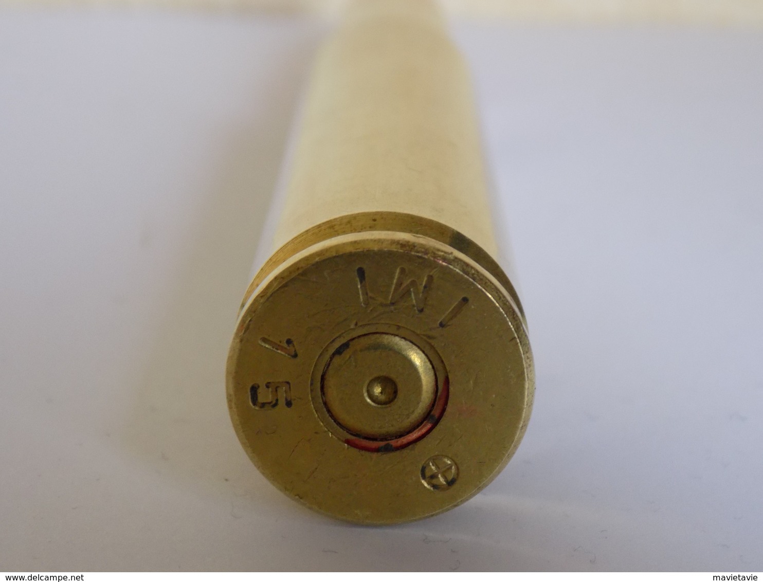 Cartouche calibre 12.7mm neutralisee par perçage.