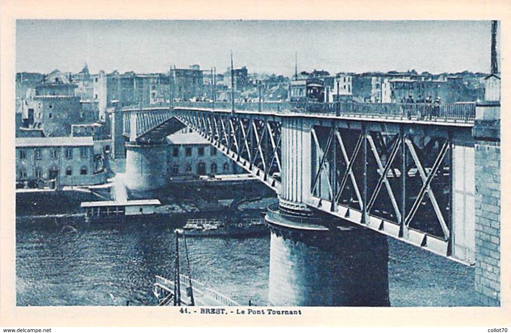 BREST. Le Pont Tournant. - Brest