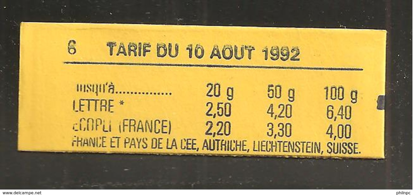 France, 2715-C6, Daté, Carnet Neuf, Non Ouvert, TTB,  Conf. 6, Albertville 92, Carnet Marianne De Briat - Autres & Non Classés