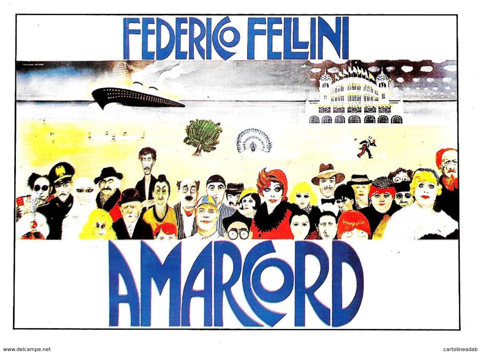 [MD4317] CPM - CINEMA - FEDERICO FELLINI - AMARCORD - PERFETTA - NV - Altri & Non Classificati