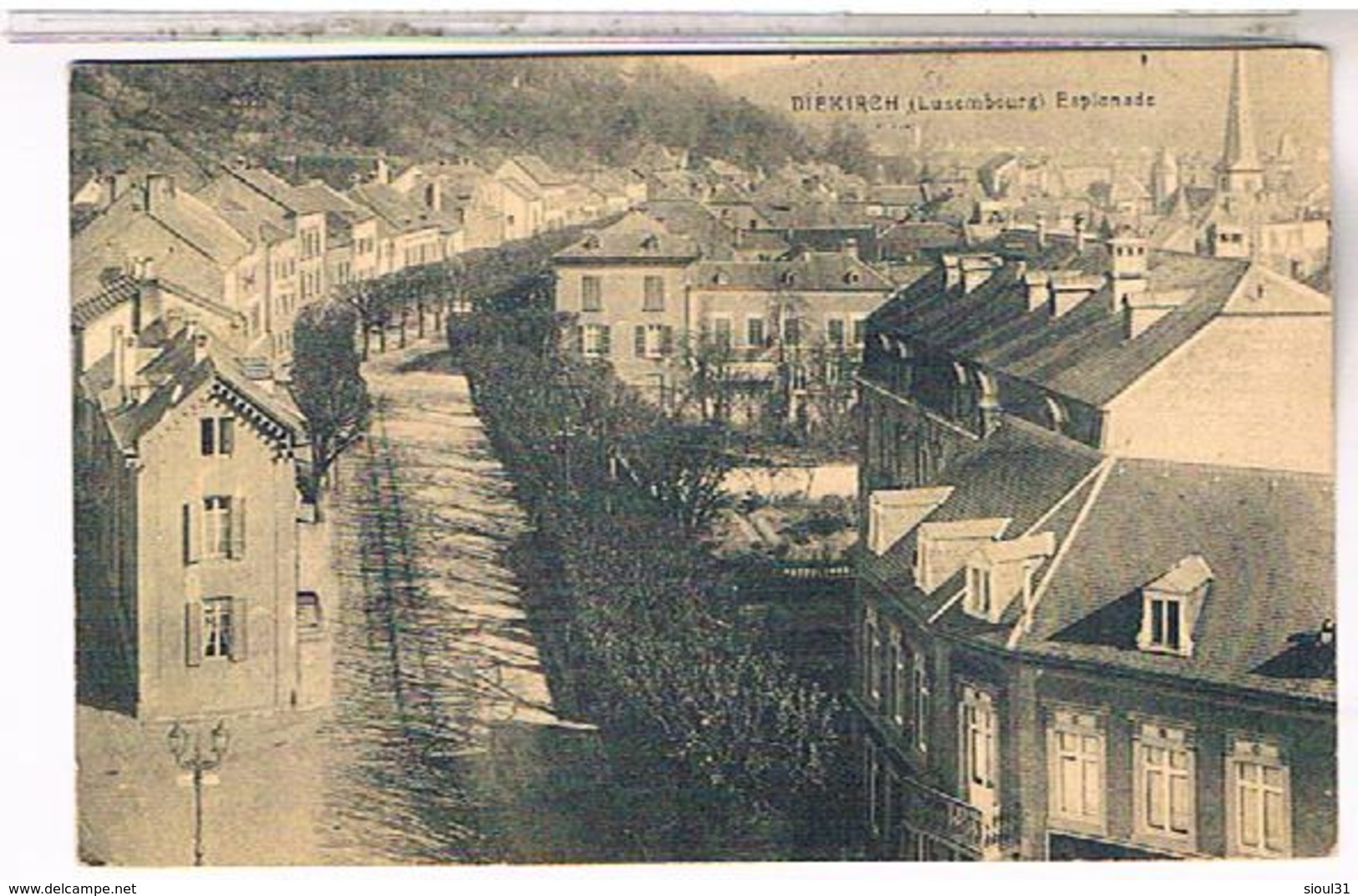 LUXEMBOURG   Diekirch   Esplanade   1924 Lu69 - Diekirch