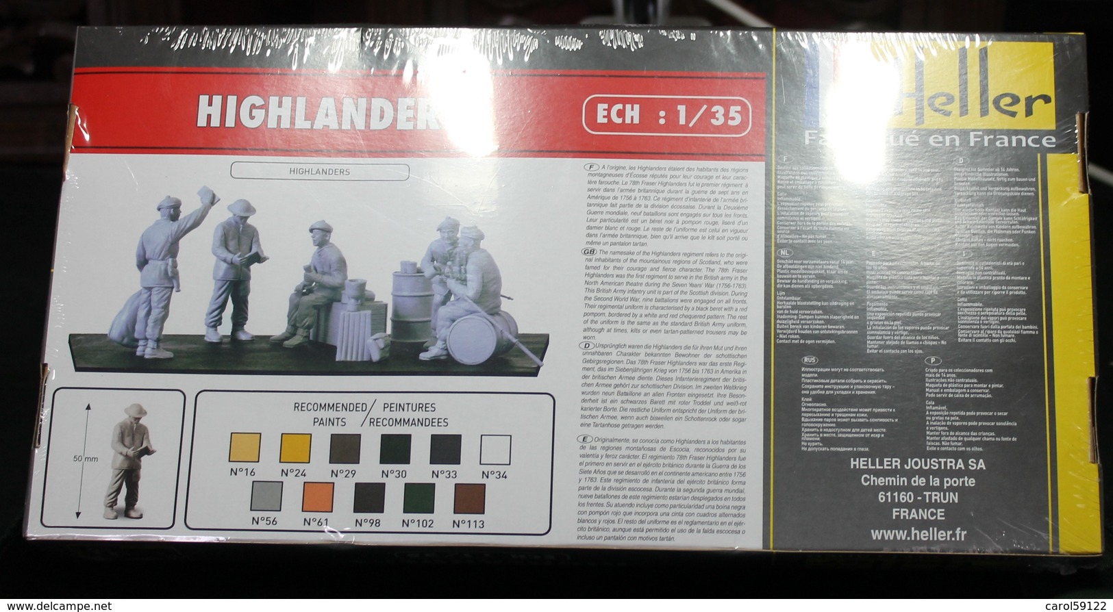 Maquette Heller 1/35 HIGHLANDERS - Leger