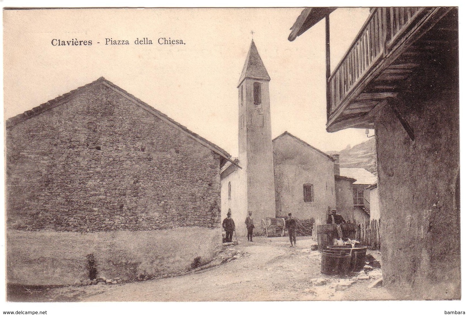 CLAVIERES - Piazza  Della Chiesa - Autres & Non Classés