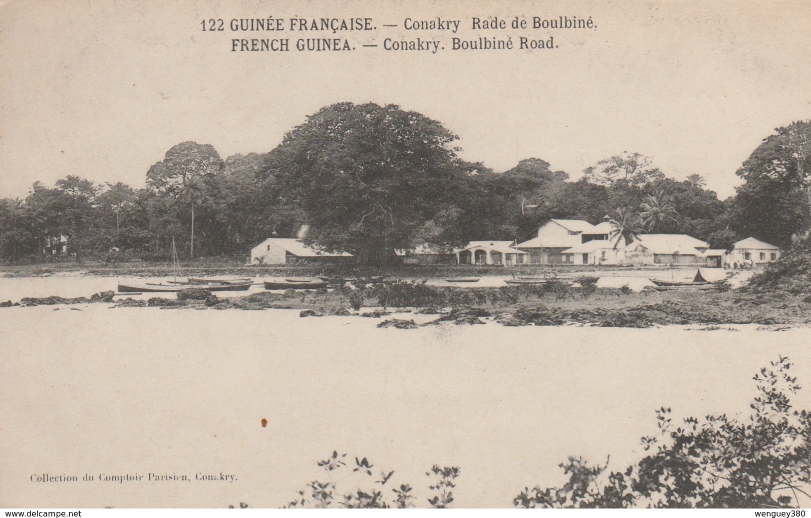 CONAKRY   GUINEE FRANCAISE       Rade De Boulbiné   TB PLAN 1909 - Guinée Française