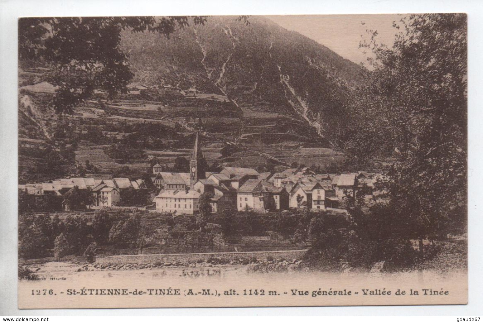 SAINT ETIENNE DE TINEE (06) - VUE GENERALE - VALLEE DE LA TINEE - Saint-Etienne-de-Tinée