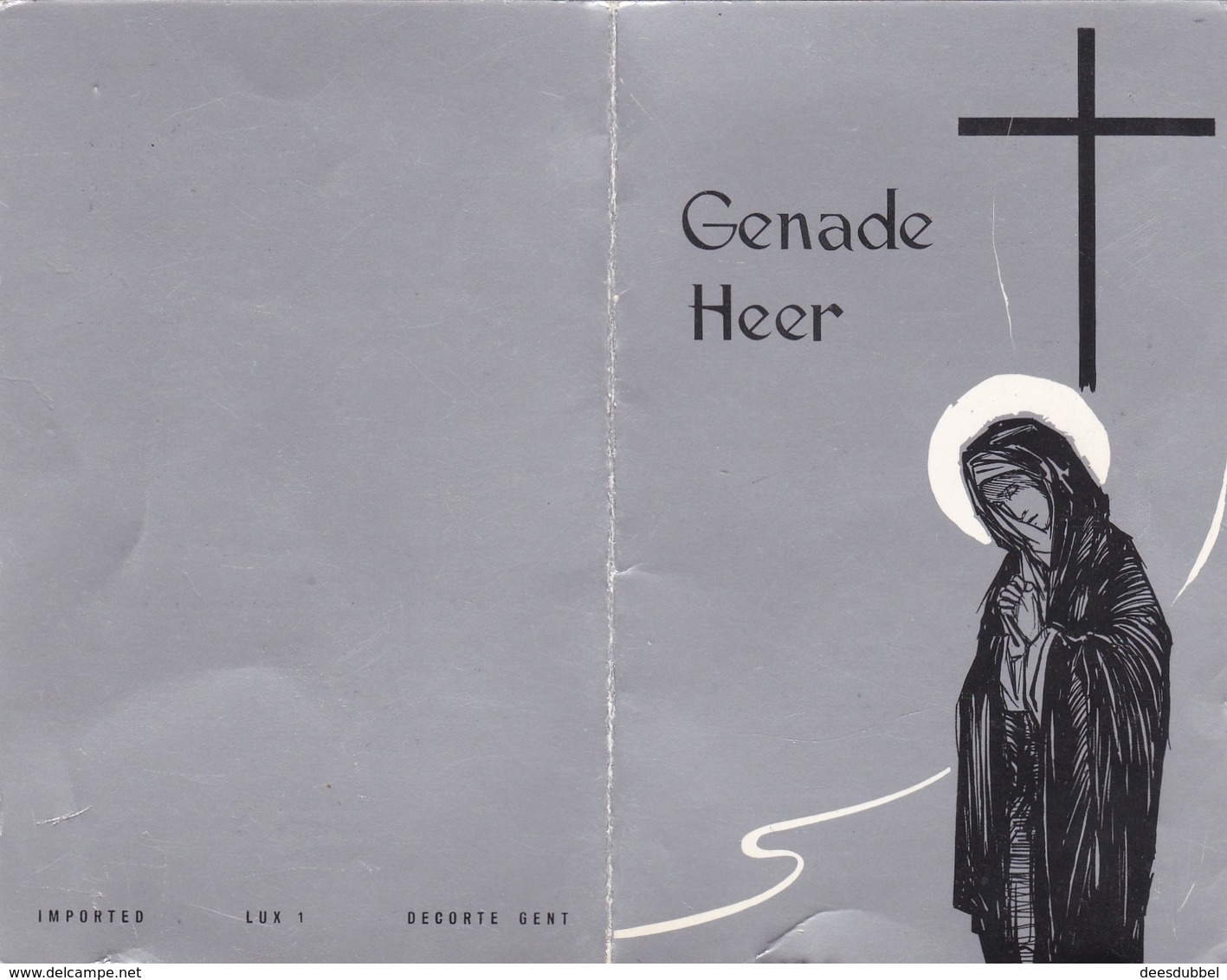 VISSER  M.BIL °ZEEBRUGGE 1940 +1967 (M.DEVOLDER) - Images Religieuses