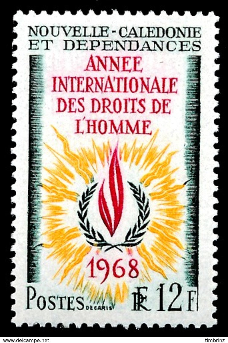 NOUV.-CALEDONIE 1968 - Yv. 353 **   Cote= 5,00 EUR - Année Des Droits De L'Homme  ..Réf.NCE25087 - Neufs