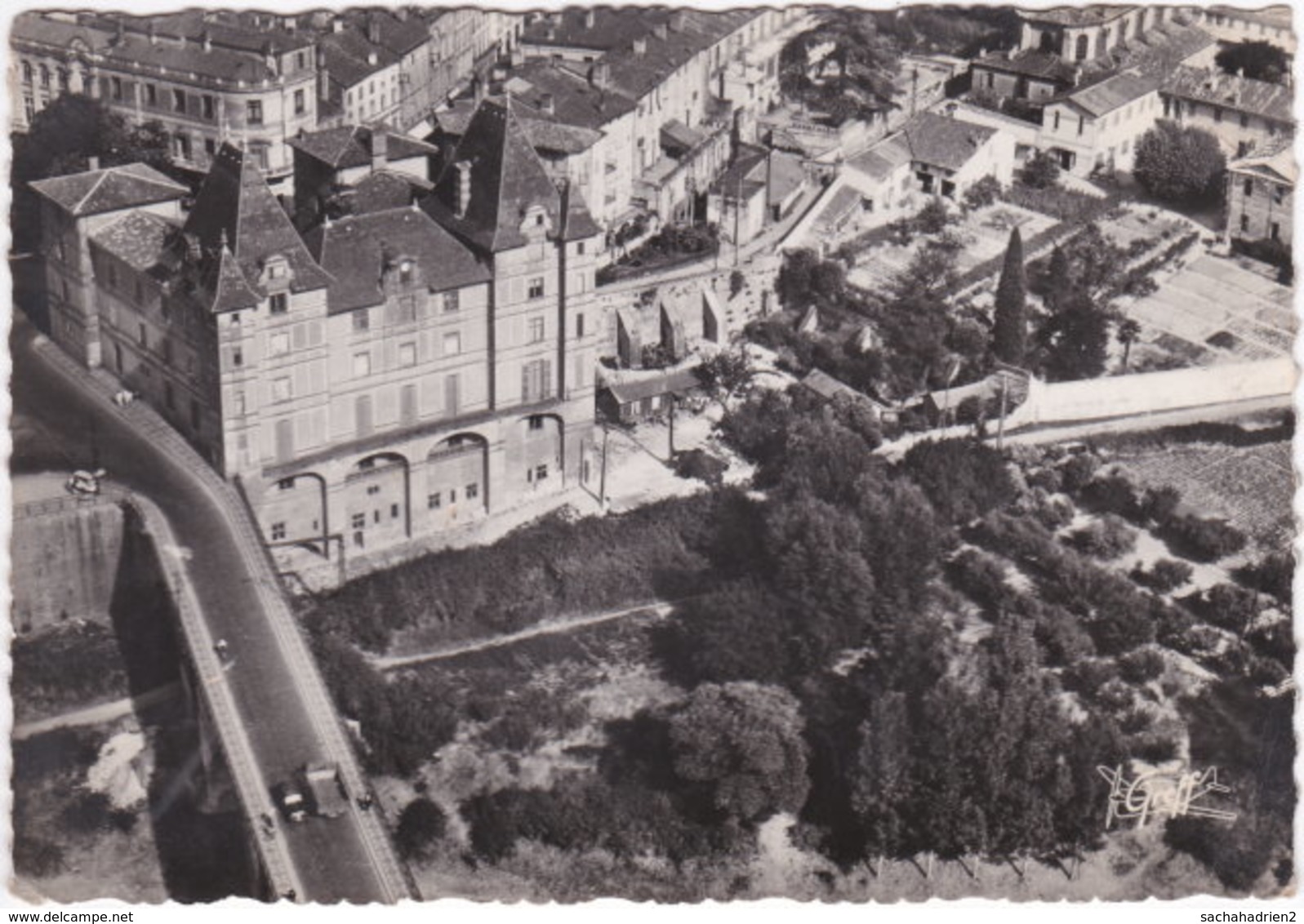 82. Gf. MONTAUBAN. Vue Aérienne. Le Musée Ingres Et Le Pont Vieux. 1488 - Montauban