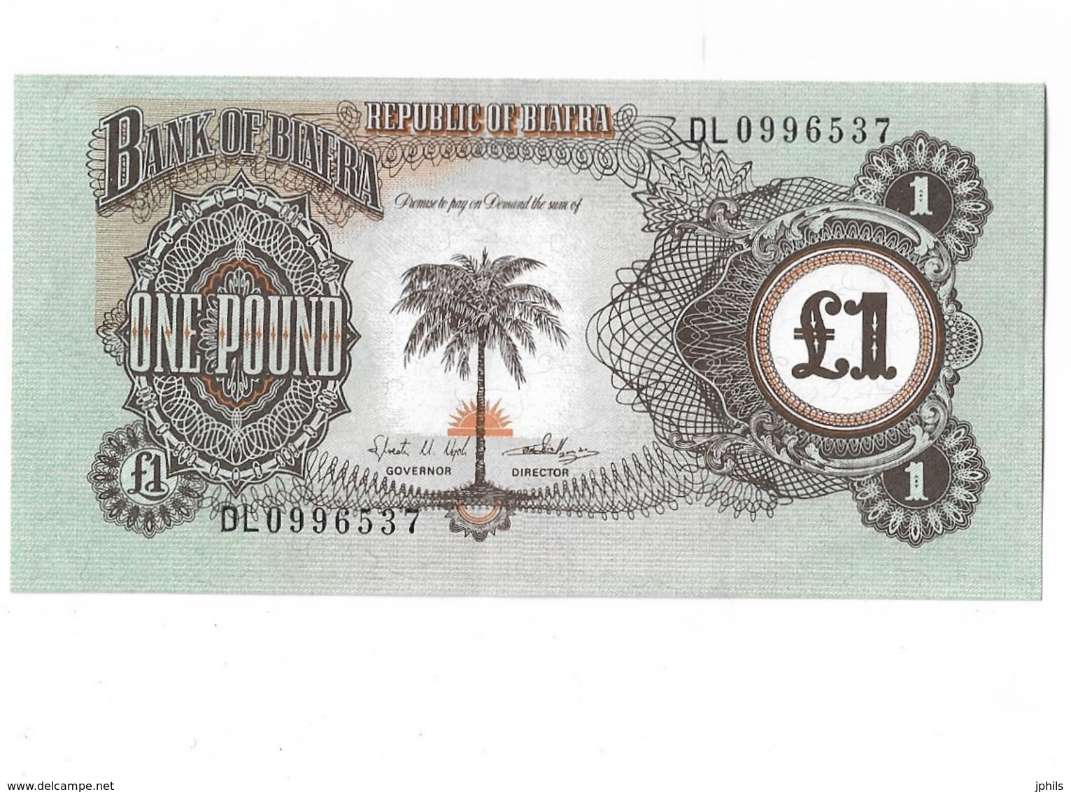 BIAFRA 1 POUND - Nigeria