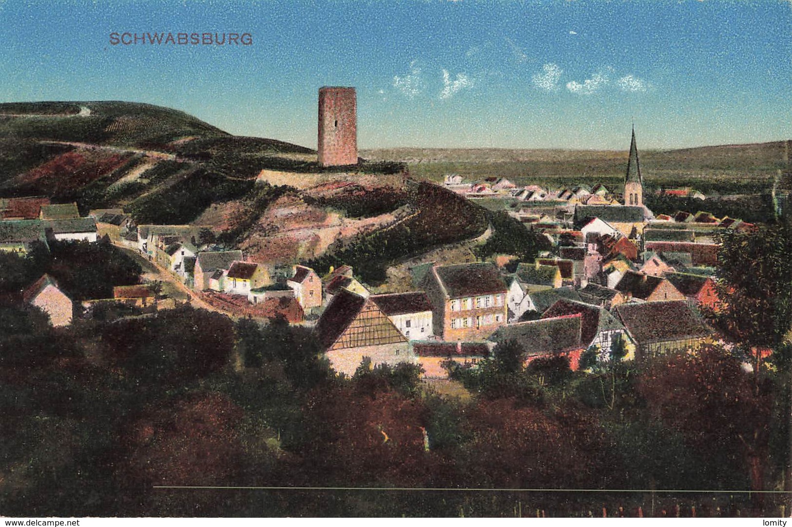 Allemagne Schwabsburg Carte Ecrite En 1919 - Nierstein