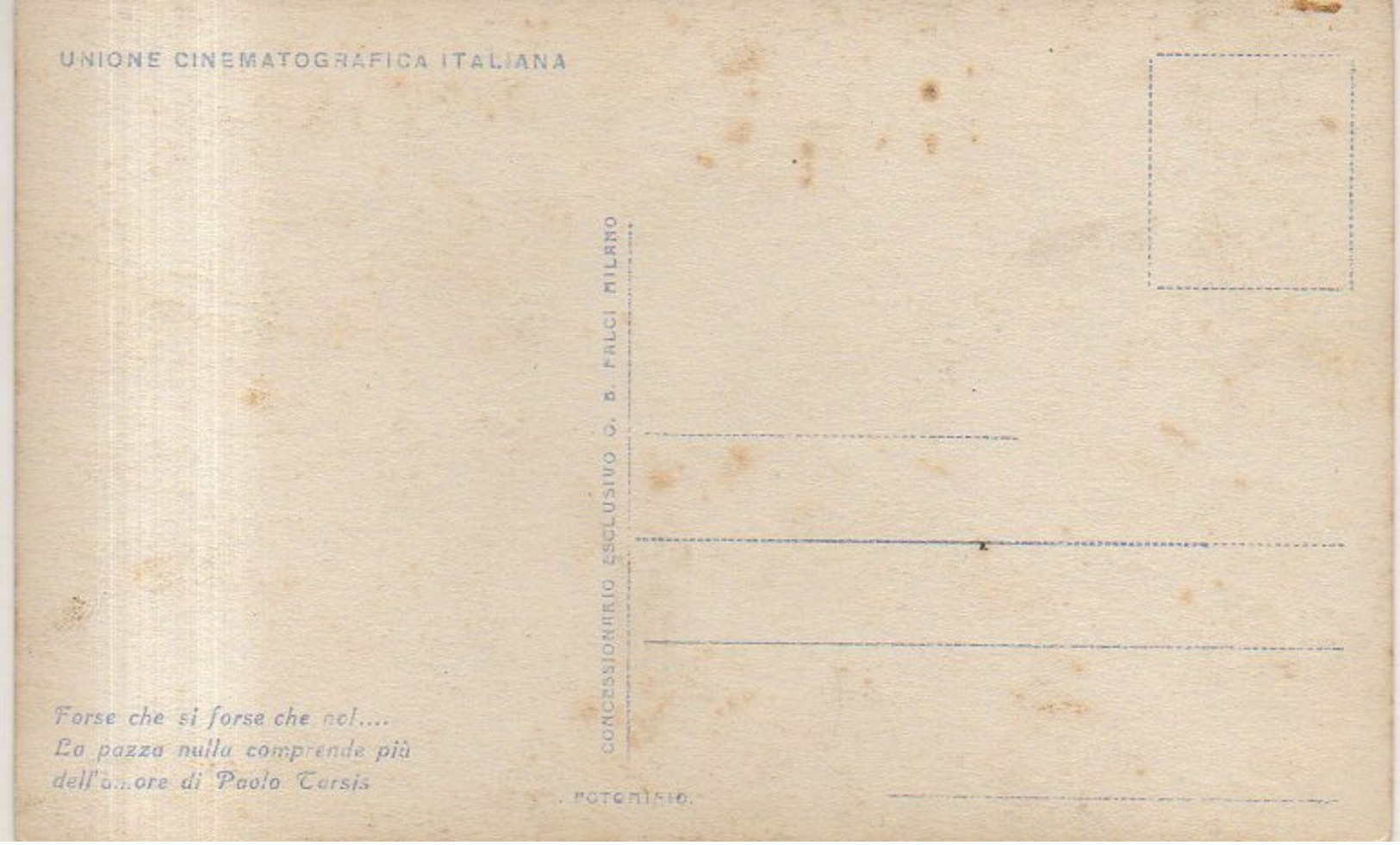 SCENA FILM - UNIONE CINEMATOGRAFICA ITALIANA - Altri & Non Classificati