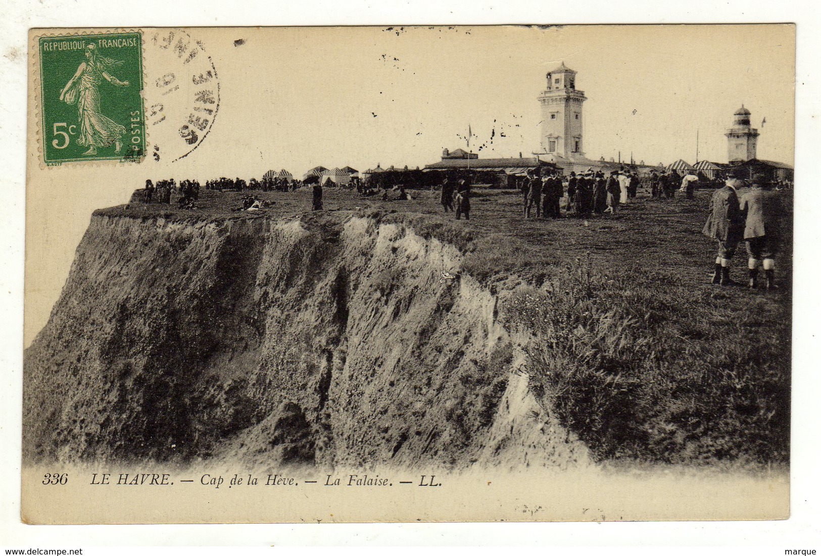 Cpa N° 336 LE HAVRE Cap De La Hève La Falaise - Cap De La Hève