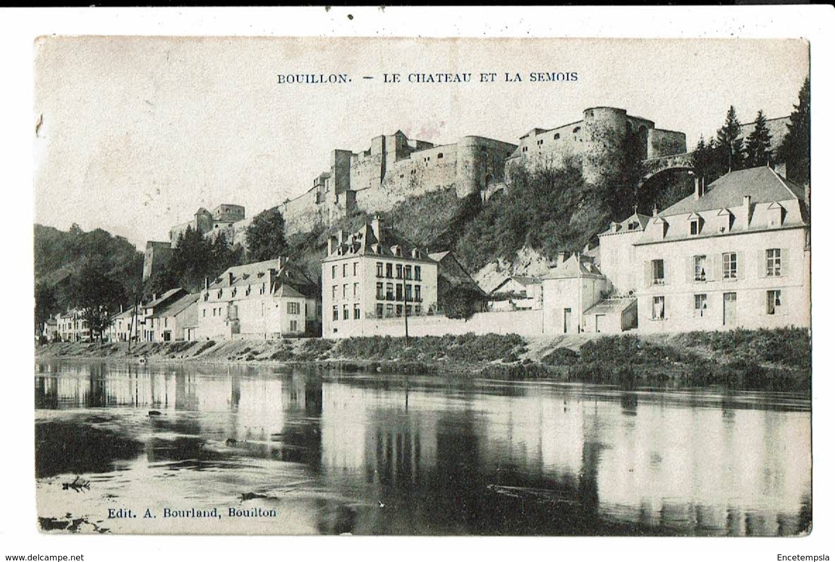 CPA-Carte  Postale -Belgique-Bouillon- Le Château Et La Semois -1908-VM13030 - Bouillon