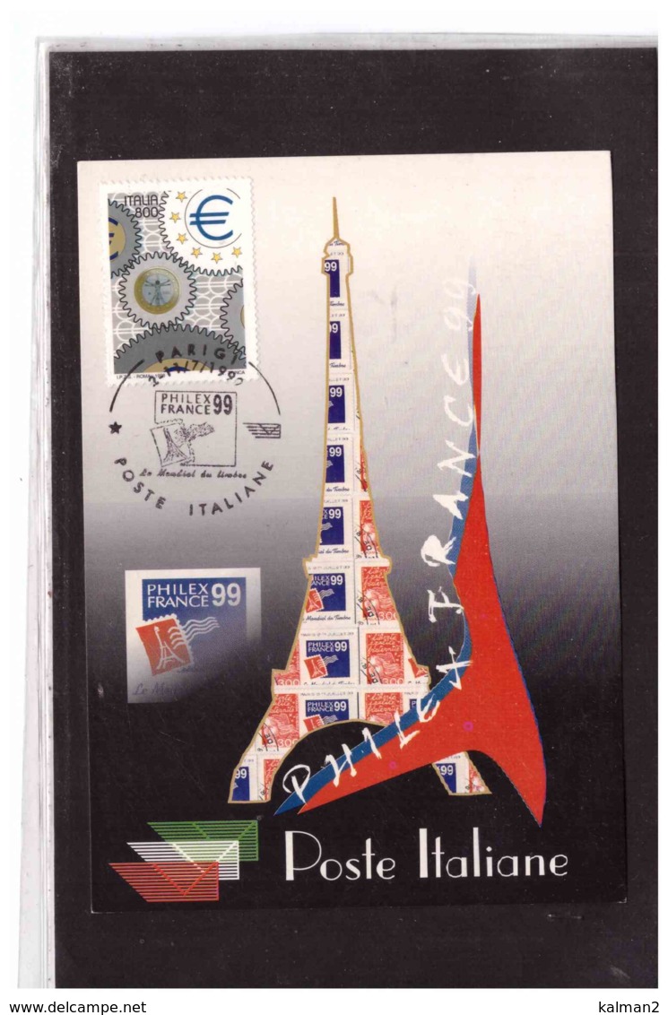 TEM11125   -   PARIGI 11.7.1999    /     PHILEX FRANCE '99 - Esposizioni Filateliche