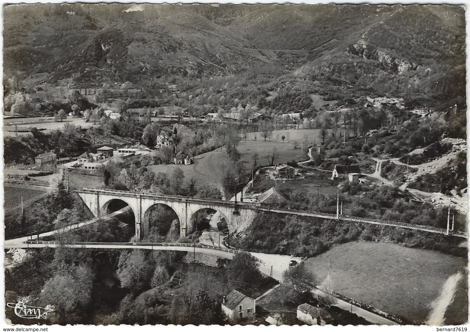 64   Arudy  Le Pont Germe Et Le Viaduc Sur Le Gave  Entree Des Gorges Cau - Arudy