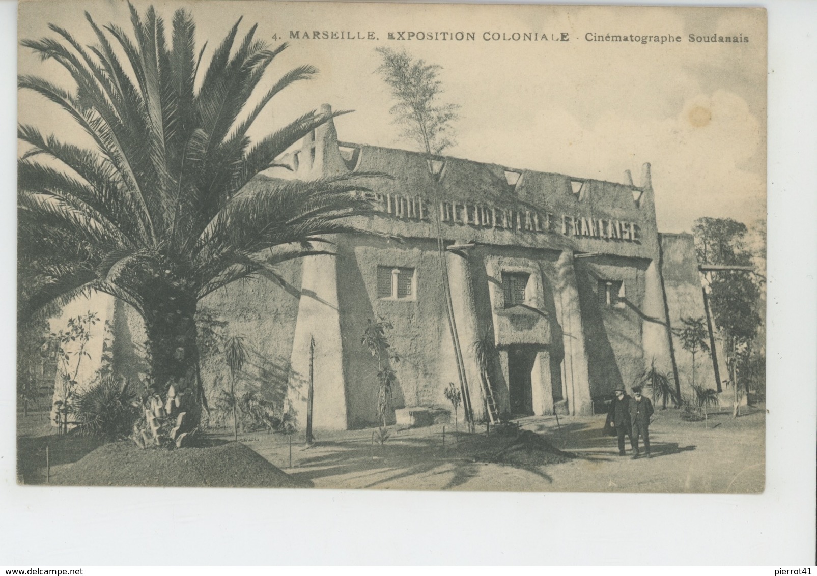 AFRIQUE - SOUDAN - Cinématographe Soudanais à L'EXPOSITION COLONIALE DE MARSEILLE 1906 - Soudan