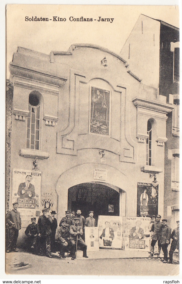 CONFLANS-JARNY (M.-et-M.) - Soldaten Kino Feldpost 1916 - Autres & Non Classés