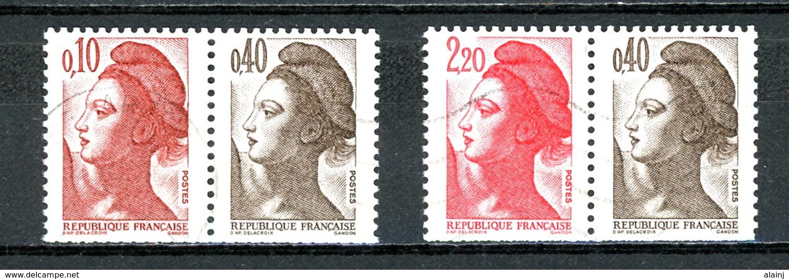 France   Y&T   2179a - 2376b    Obl    ---    Parfait état. - Used Stamps