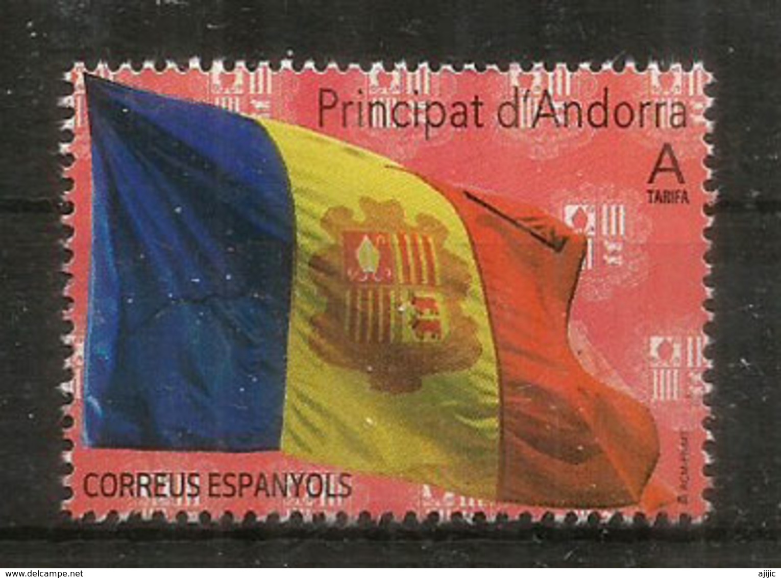 Bandera D'Andorra /Drapeau D'Andorre. (Poder és Més Fort)  Timbre Neuf ** 2020. AND.ESP - Nuovi