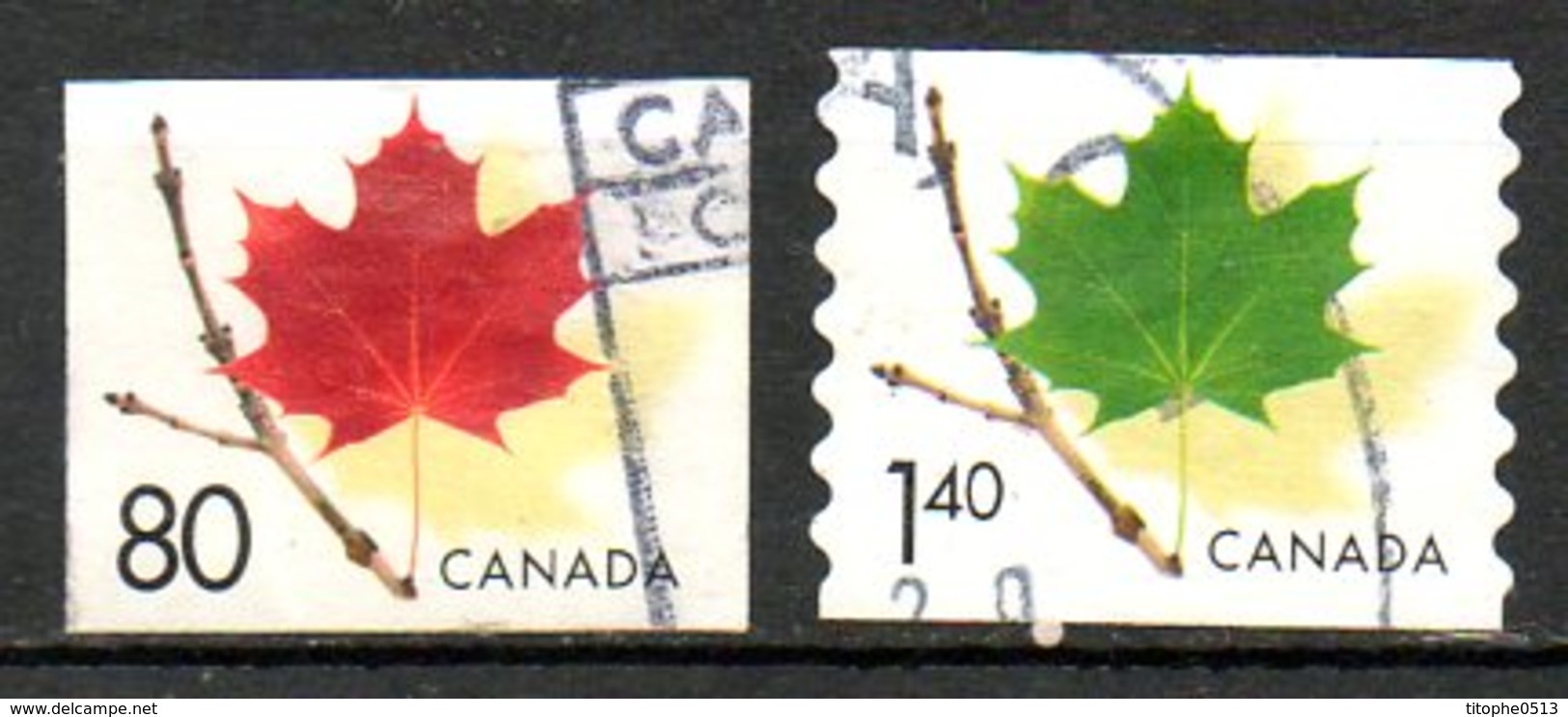 CANADA. Timbres Oblitérés. Feuille D'érable. - Used Stamps