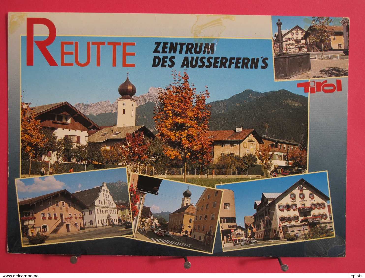 Autriche - Reutte - Zentrum Des Ausserfern's - Joli Timbre - Recto Verso - Reutte