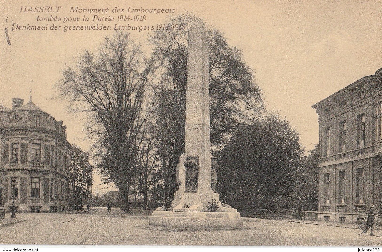 HASSELT.-MONUMENT DES LIMBOURGEOIS TOMBES POUR LA PATRIE 1914-1918 - Hasselt