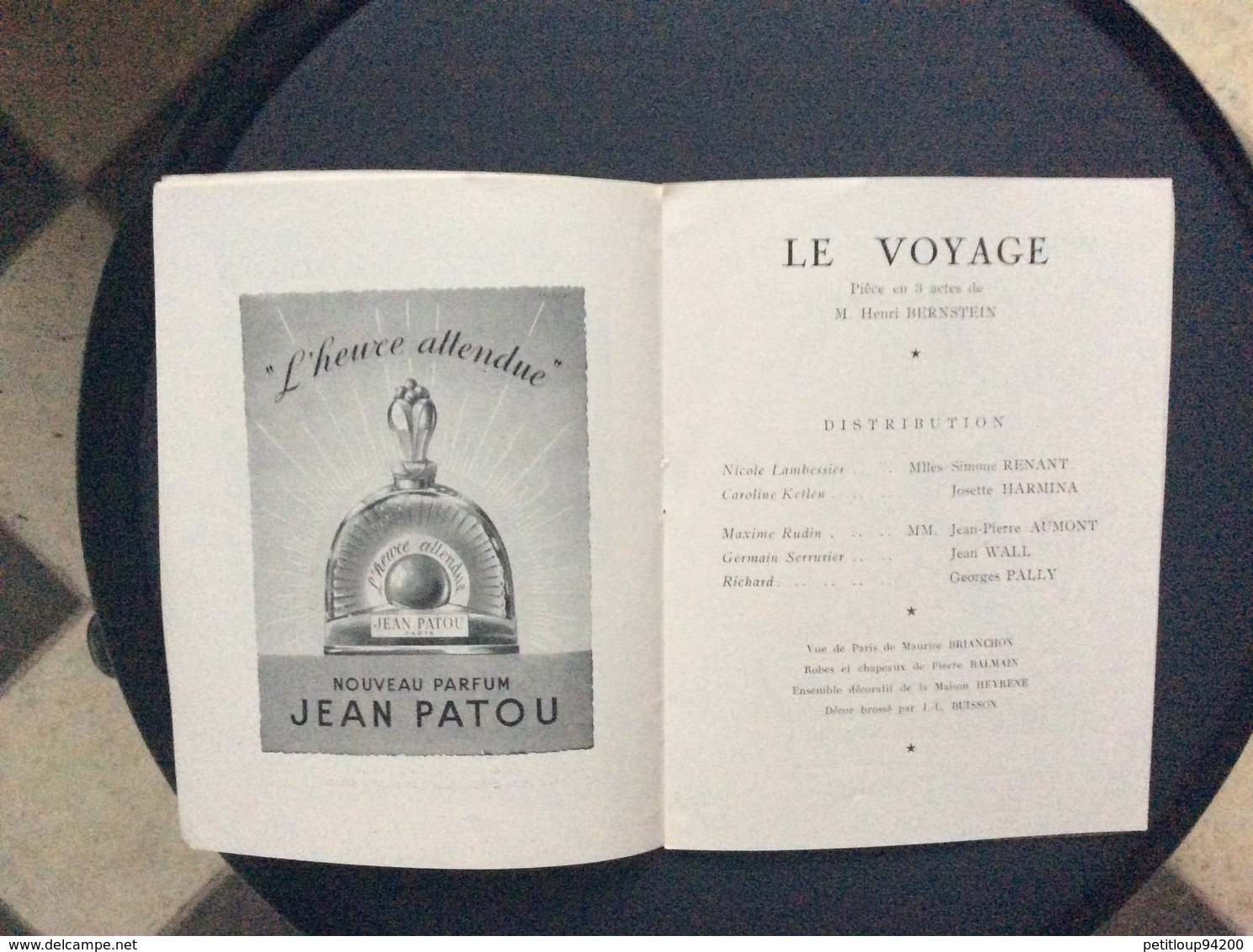 THÉÂTRE LES AMBASSADEURS  Le Voyage - Programmes