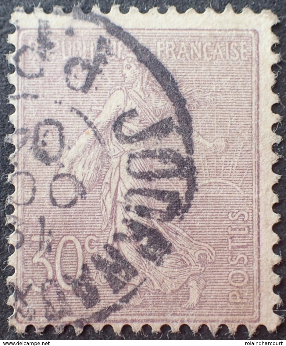 R1703/744 - 1903 - TYPE SEMEUSE FOND LIGNE - N°133 Avec Cachet Des Journaux PARIS PP Du 19 OCT 1904 - Used Stamps