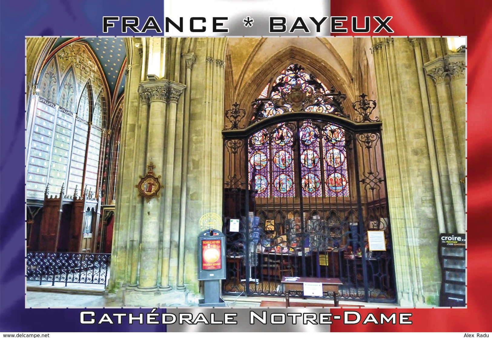 Carte Postale, REPRODUCTION, Bayeux, Cathédrale Notre-Dame (10), Calvados, France - Churches & Cathedrals