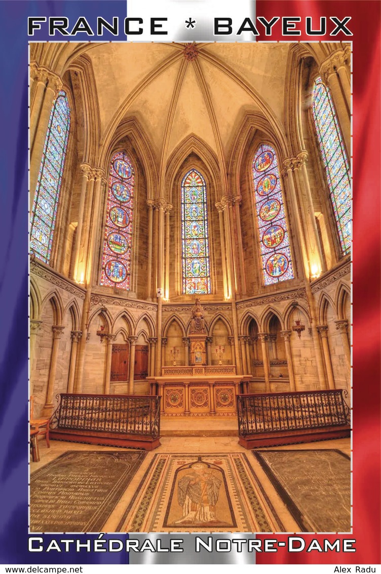 Carte Postale, REPRODUCTION, Bayeux, Cathédrale Notre-Dame (13), Calvados, France - Eglises Et Cathédrales