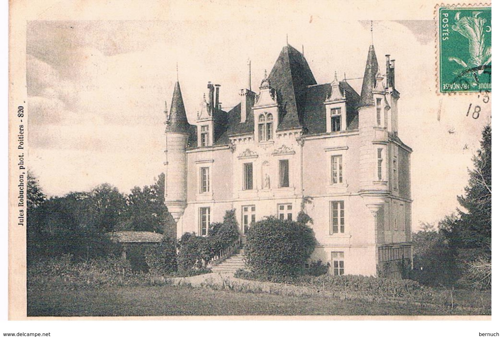 CPA VOUNEUIL Sous Biard Chateau Des Quatre Vents - Vouneuil Sous Biard