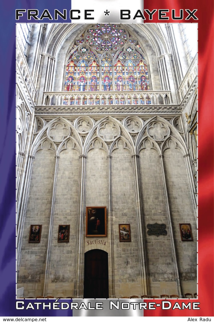 Carte Postale, REPRODUCTION, Bayeux, Cathédrale Notre-Dame (17), Calvados, France - Eglises Et Cathédrales
