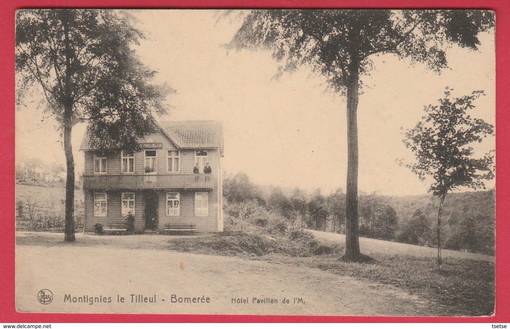 Bomerée - Hôtel Pavillon De L'M ( Voir Verso ) - Montigny-le-Tilleul