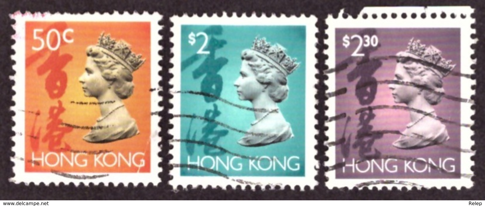 Hong Kong  1992 - Queen Elizabeth II Cote €1.35 - Oblitérés