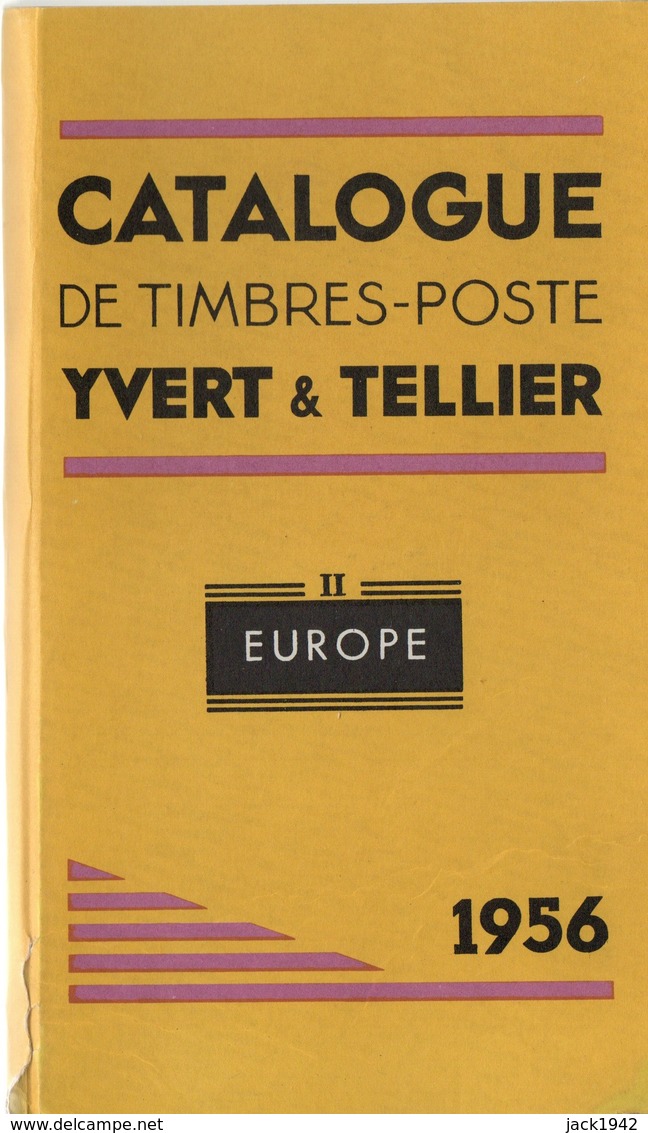 Catalogues Yvert & Tellier 1956 - Tome II Europe Et Tome III Afrique-Amérique-Asie-Océanie - Francia