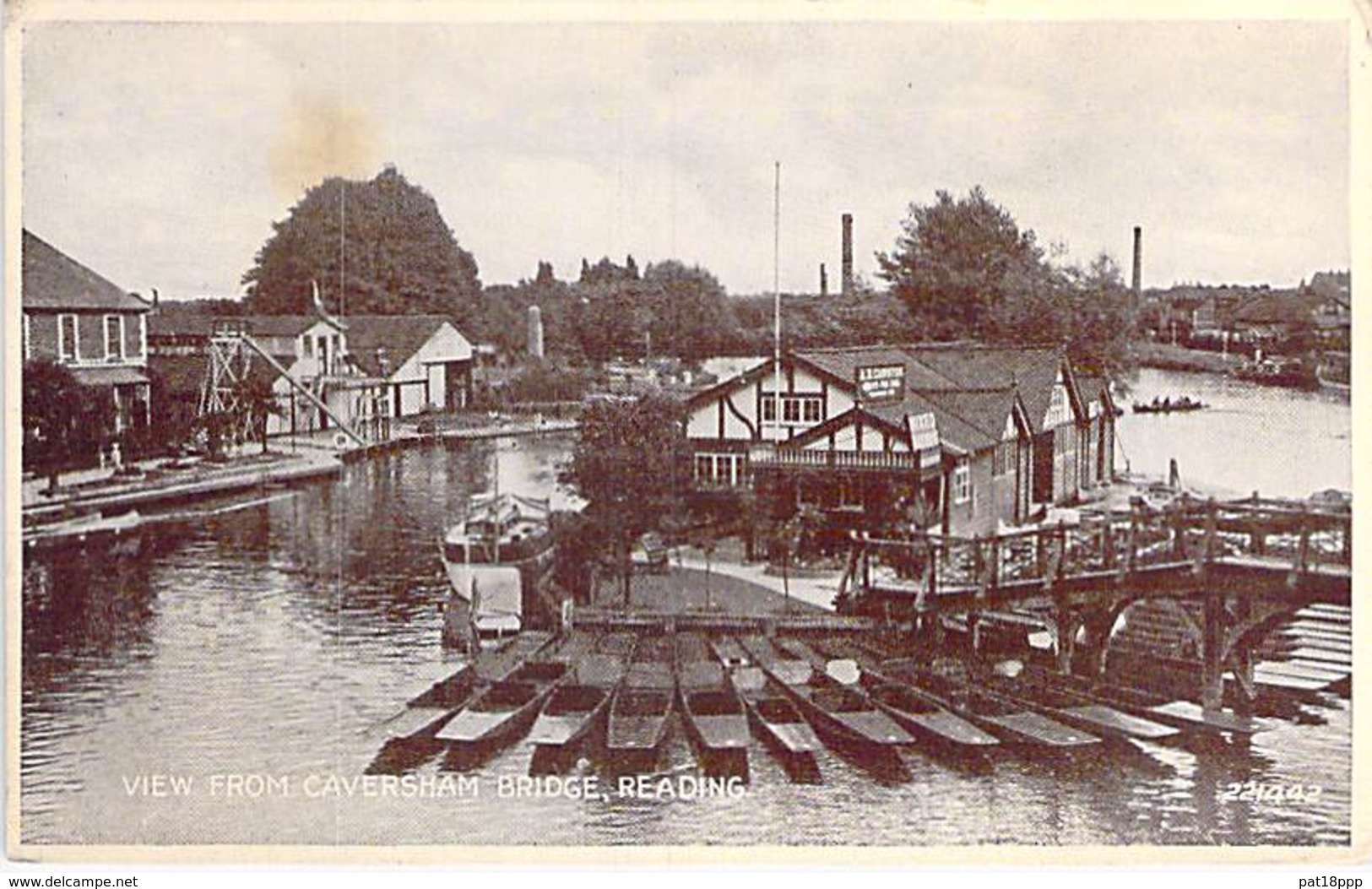 UK England Angleterre ( Berkshire ) READING : View From Caversham Bridge - CPSM Format CPA -  Royaume Uni Engeland - Reading