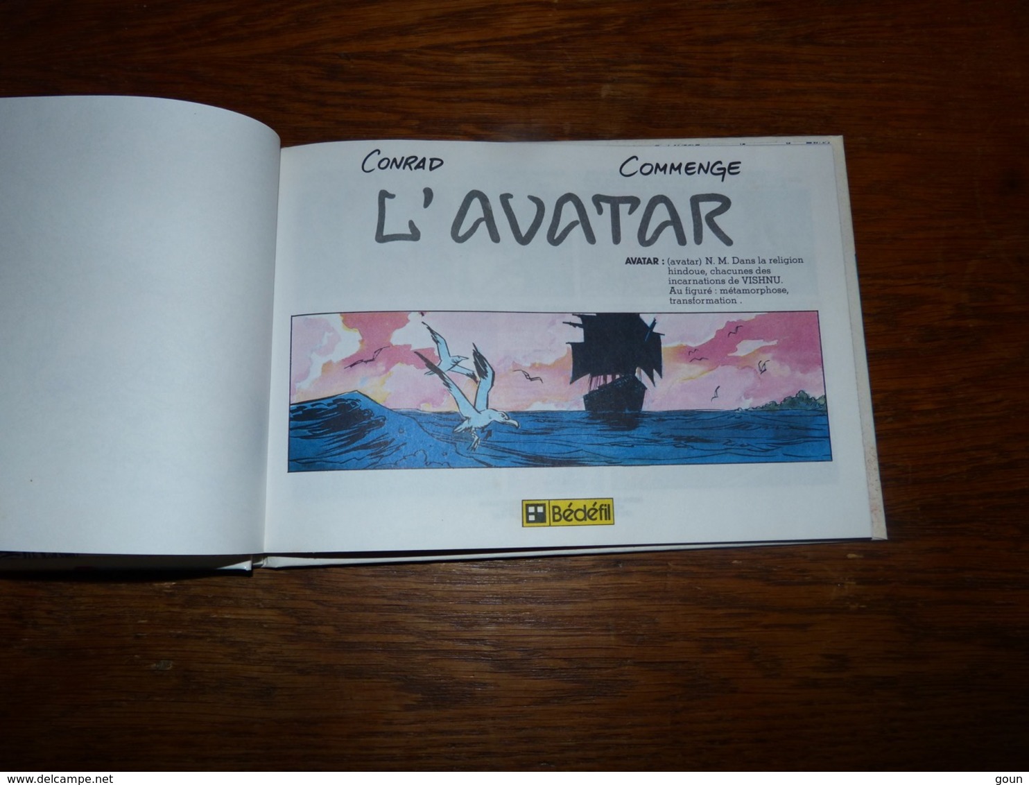 BD L'avatar Conrad Commenge ISBN 2-905318-02-3 Bédéfil Janvier 1986 - Andere & Zonder Classificatie