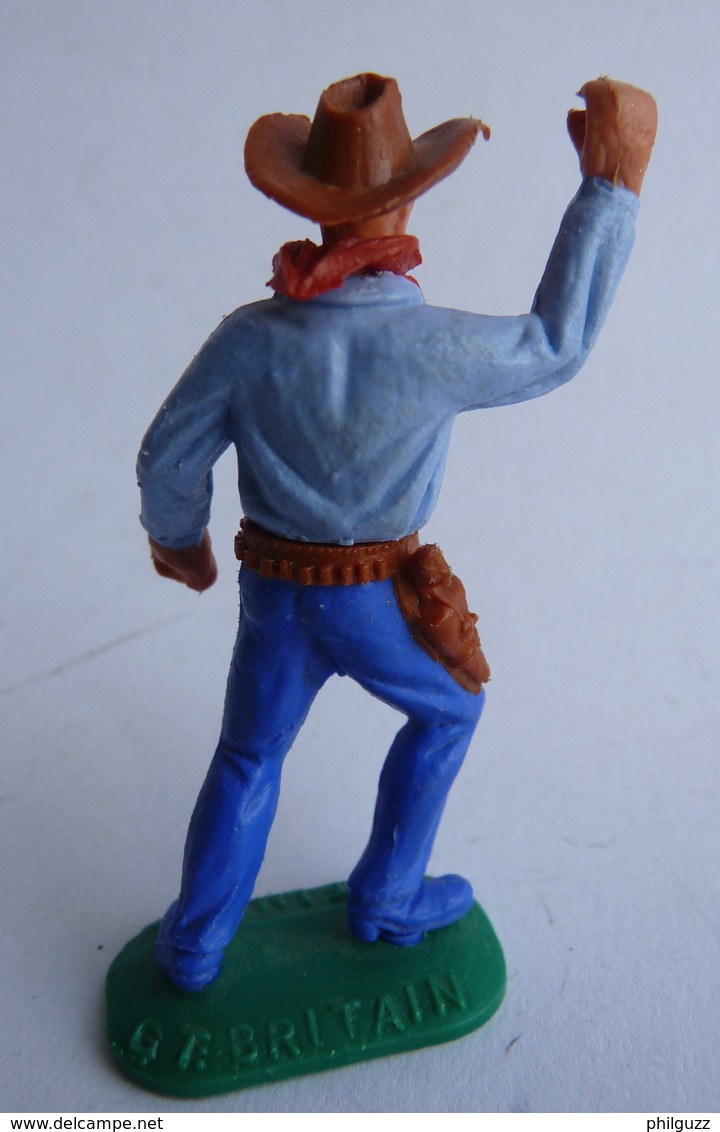 FIGURINE TIMPO TOYS COWBOY 2ème Série  Manque LE LASSO  - PAS BRITAINS - Leger