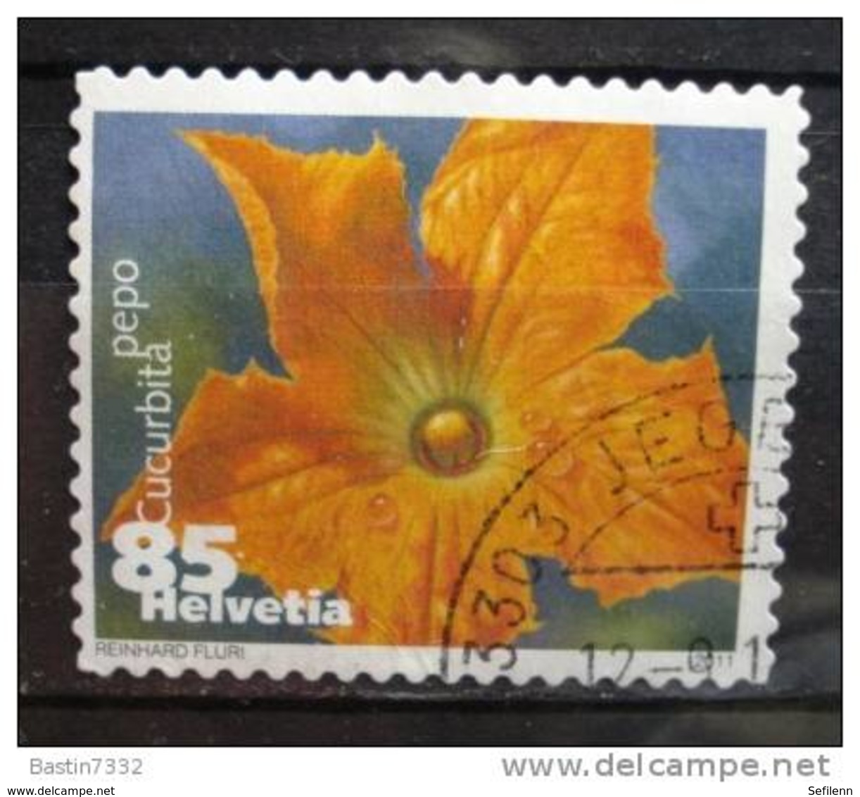 2011 Switzerland Flowers,bloemen,flora ''cucurbita Pepo'' Used/gebruikt - Used Stamps