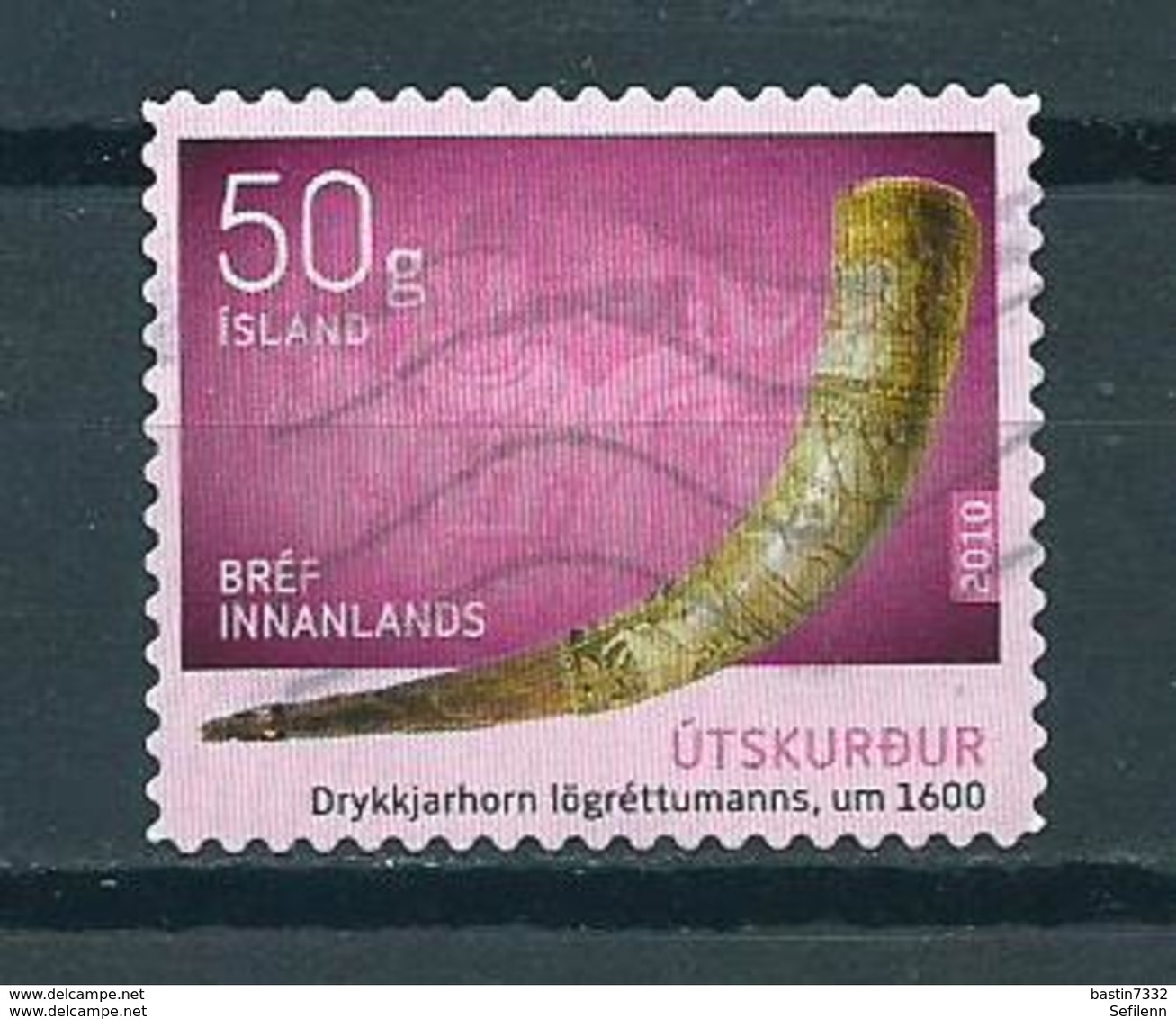 2010 Iceland Art Used/gebruikt/oblitere - Usati