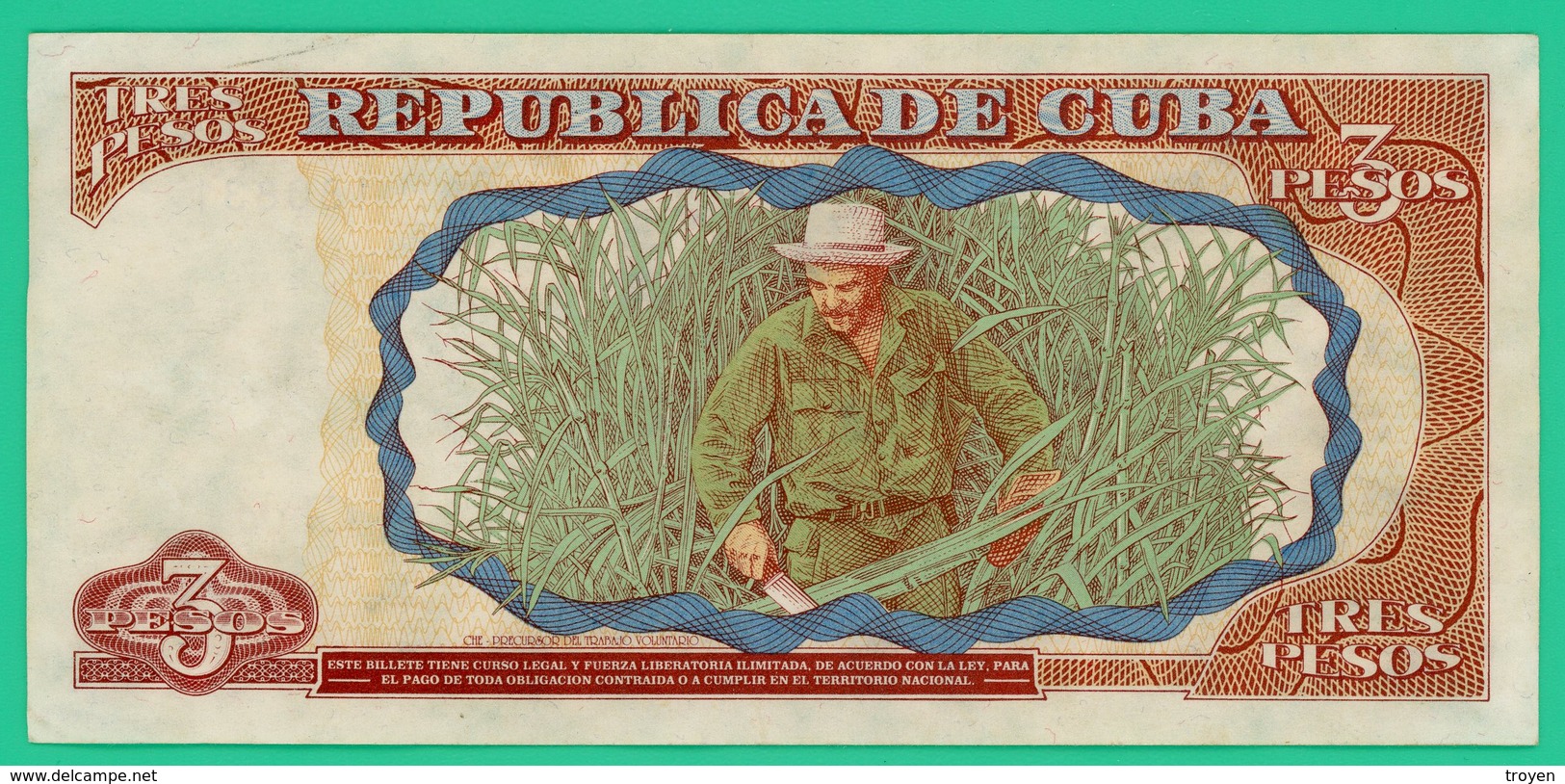 3 Peso - Cuba - N°CA06- 180831 - 1995 - Sup - - Cuba