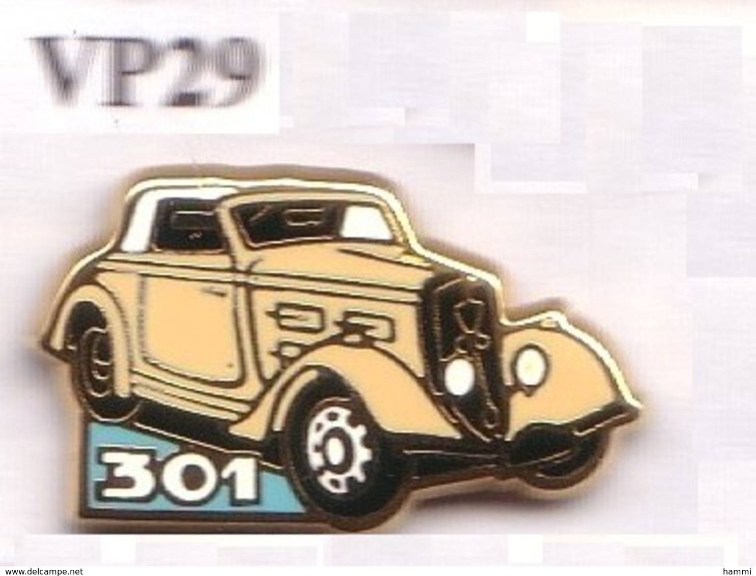 VP29 Pin's PEUGEOT 301 Signé HELIUM Qualité Arthus Achat Immédiat - Peugeot