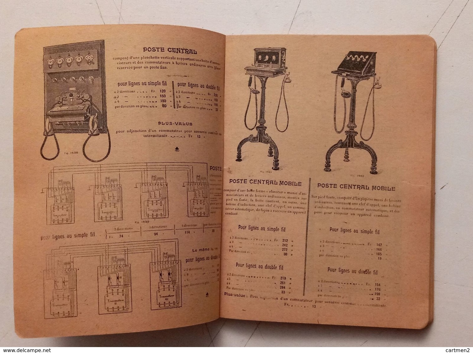 JACQUES ULLMANN 19 BOULEVARD SAINT-DENIS CATALOGUE ELECTRICITE PILE AMPOULE TELEPHONE SONNERIE PUBLICITE HORLOGERIE - Advertising