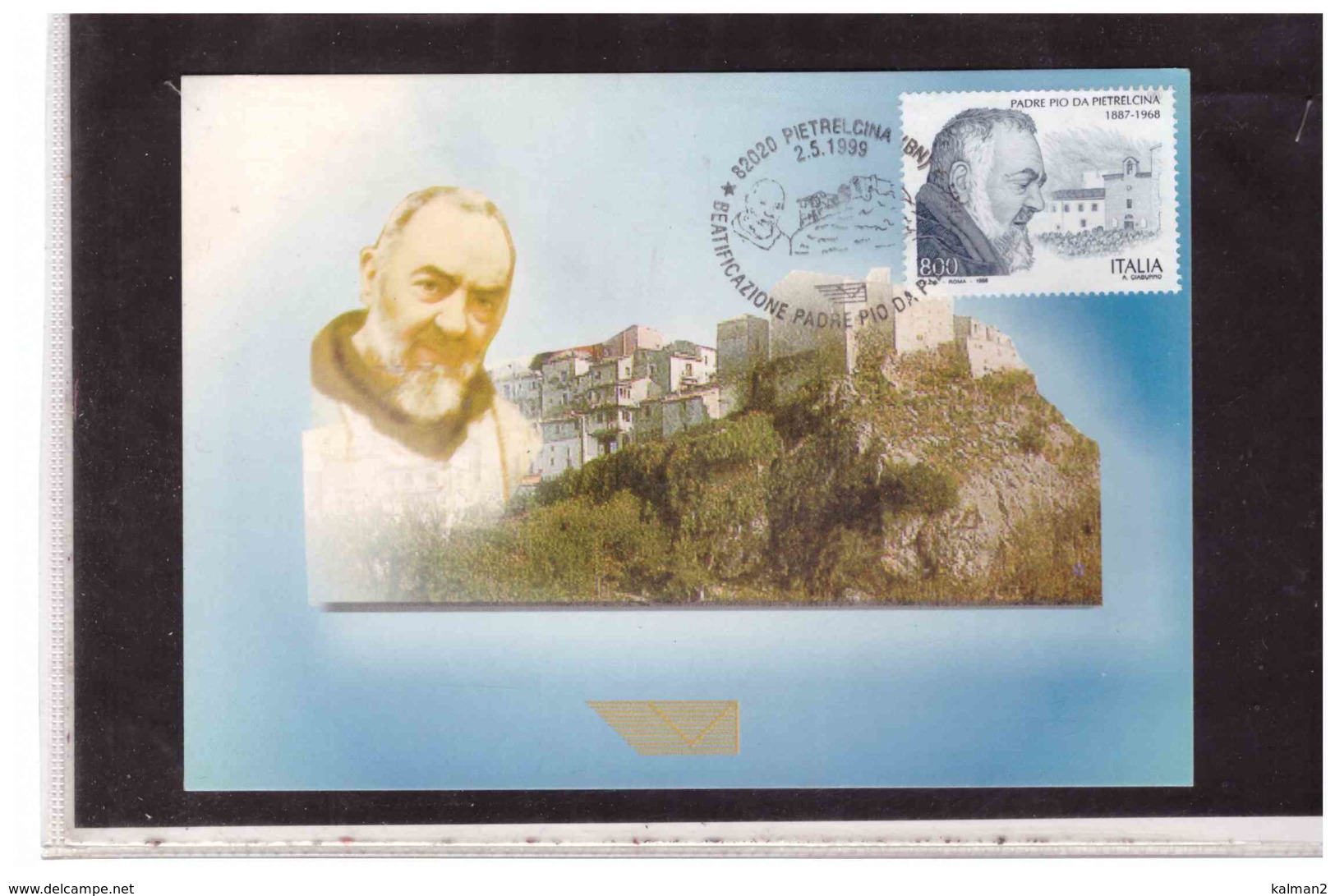 TEM11145   -   S.GIOVANNI ROTONDO  2.5.1999     /    BEATIFICAZIONE DI PADRE PIO DA PIETRALCINA - Cristianesimo