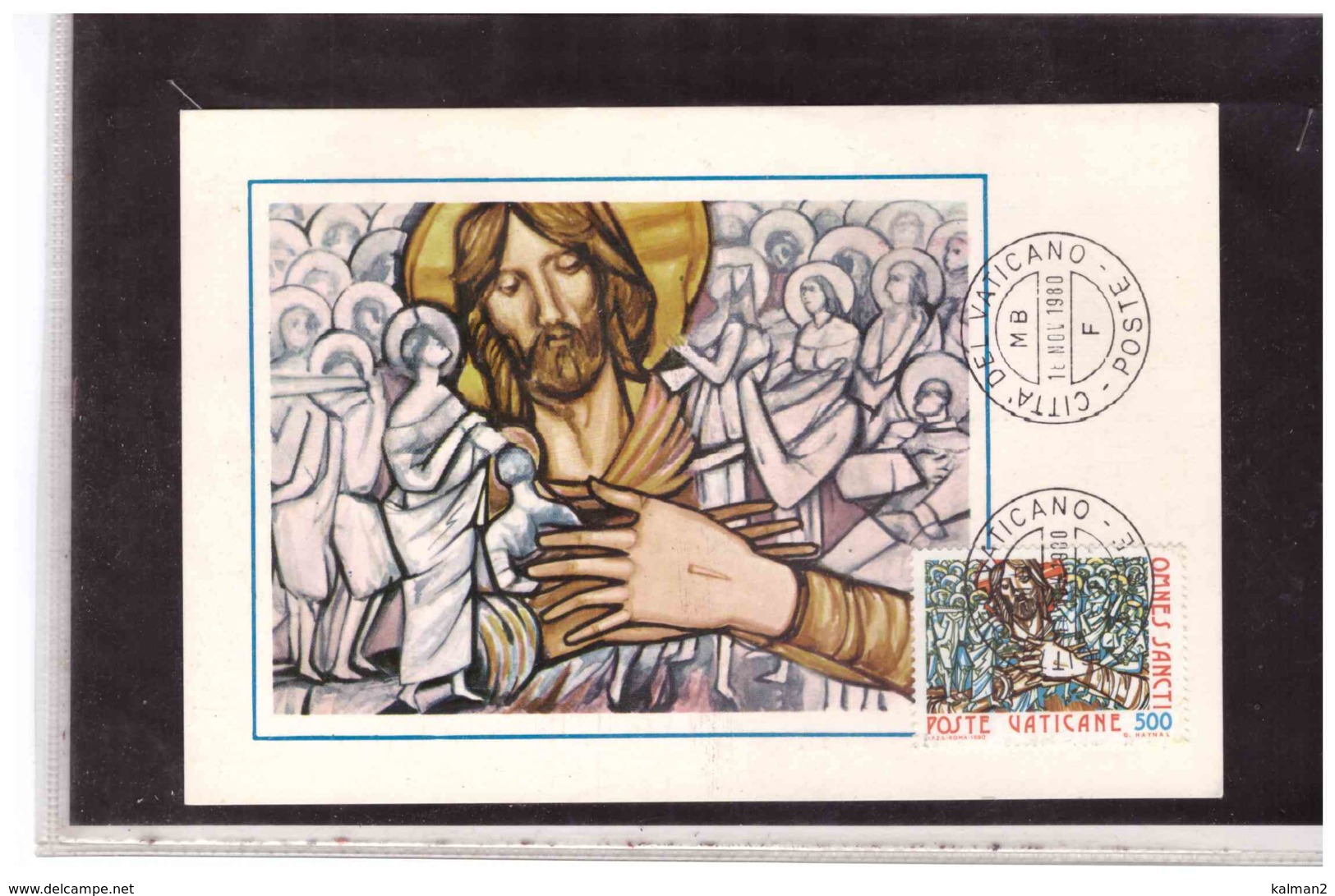 TEM11155   -   VATICANO  18.11.1980    /      FDC   "LA COMUNIONE DEI SANTI " - Cristianesimo
