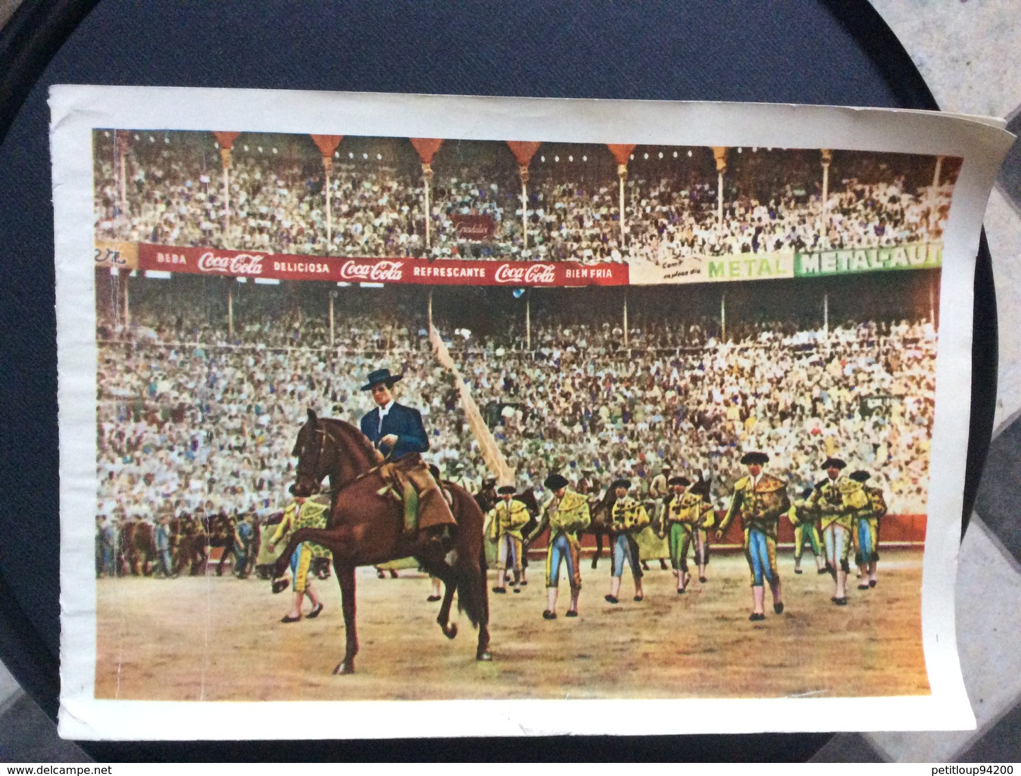 PROGRAMME FIESTA NACIONAL ESPANOLA  Toros Taureaux The Bul-Fight  JAIME ROSELL  Annees 1950 - Programmes